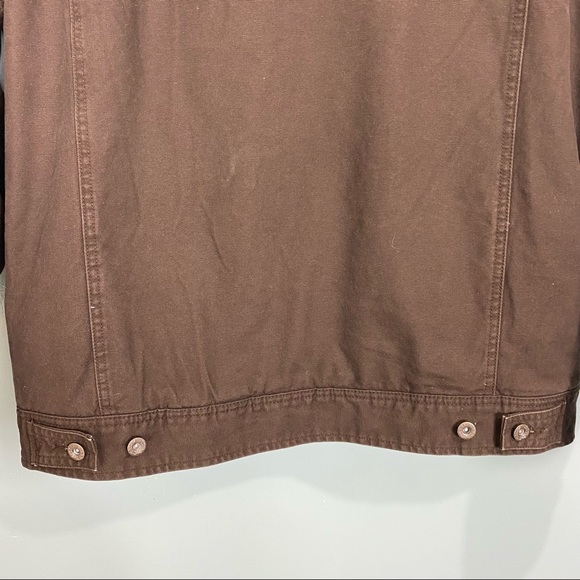 Woolrich Barn Sherpa Lined Jacket Corduroy Collar Sz L - Picture 10 of 11